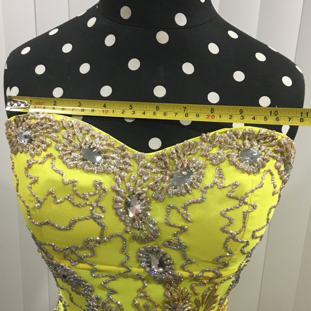 SOLD!!!  Hand Painted Holt dress - Picture 11 of 13